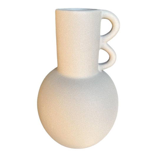 Ceramic Vase - Grey Two Ears