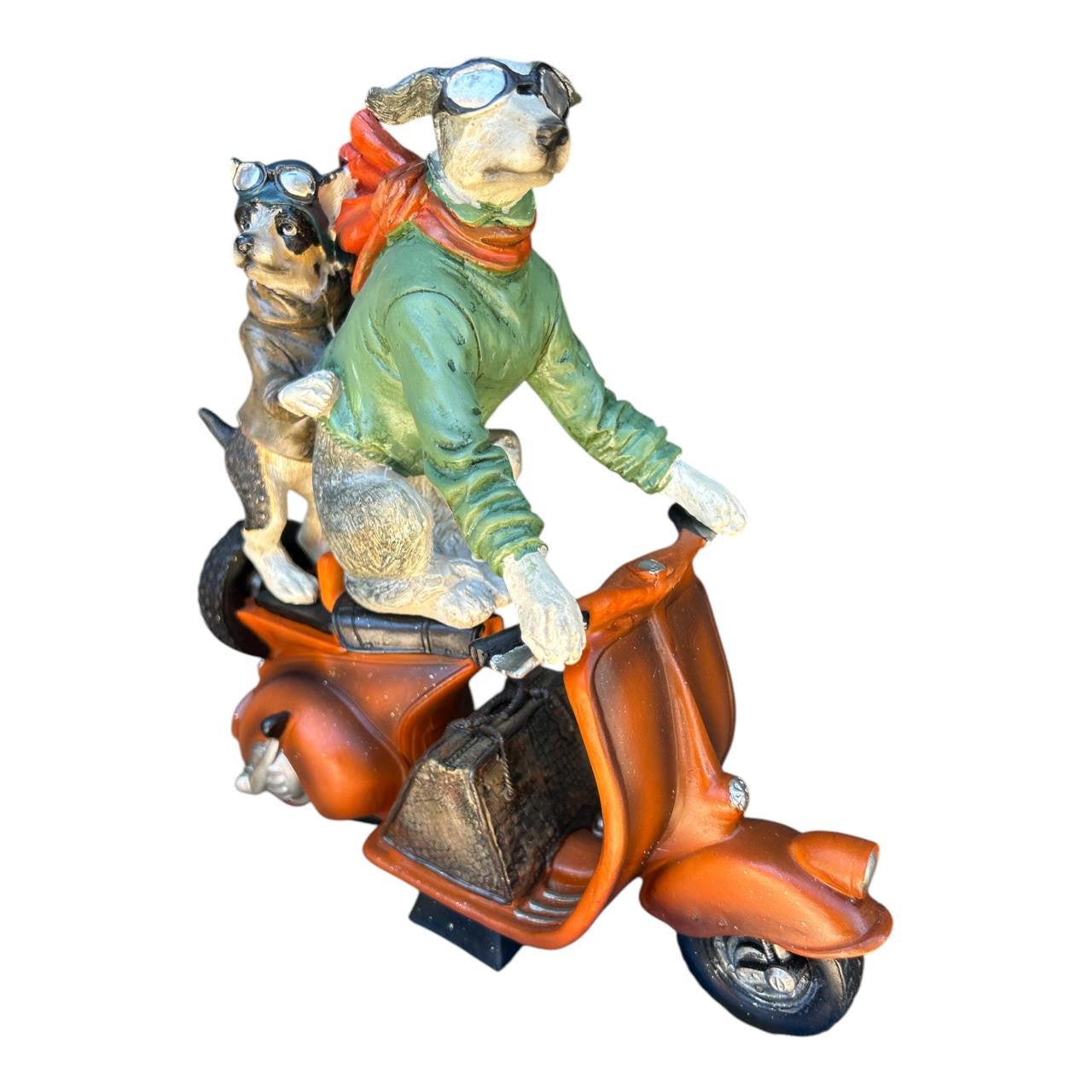 Animal Craft - Two Dogs On Scooter - Future Decor