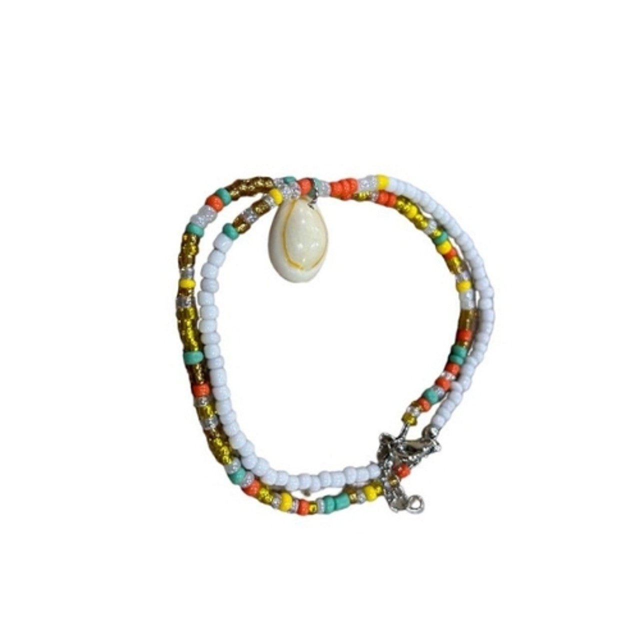 Anklet - Sunset Beads And Shell - Future Decor