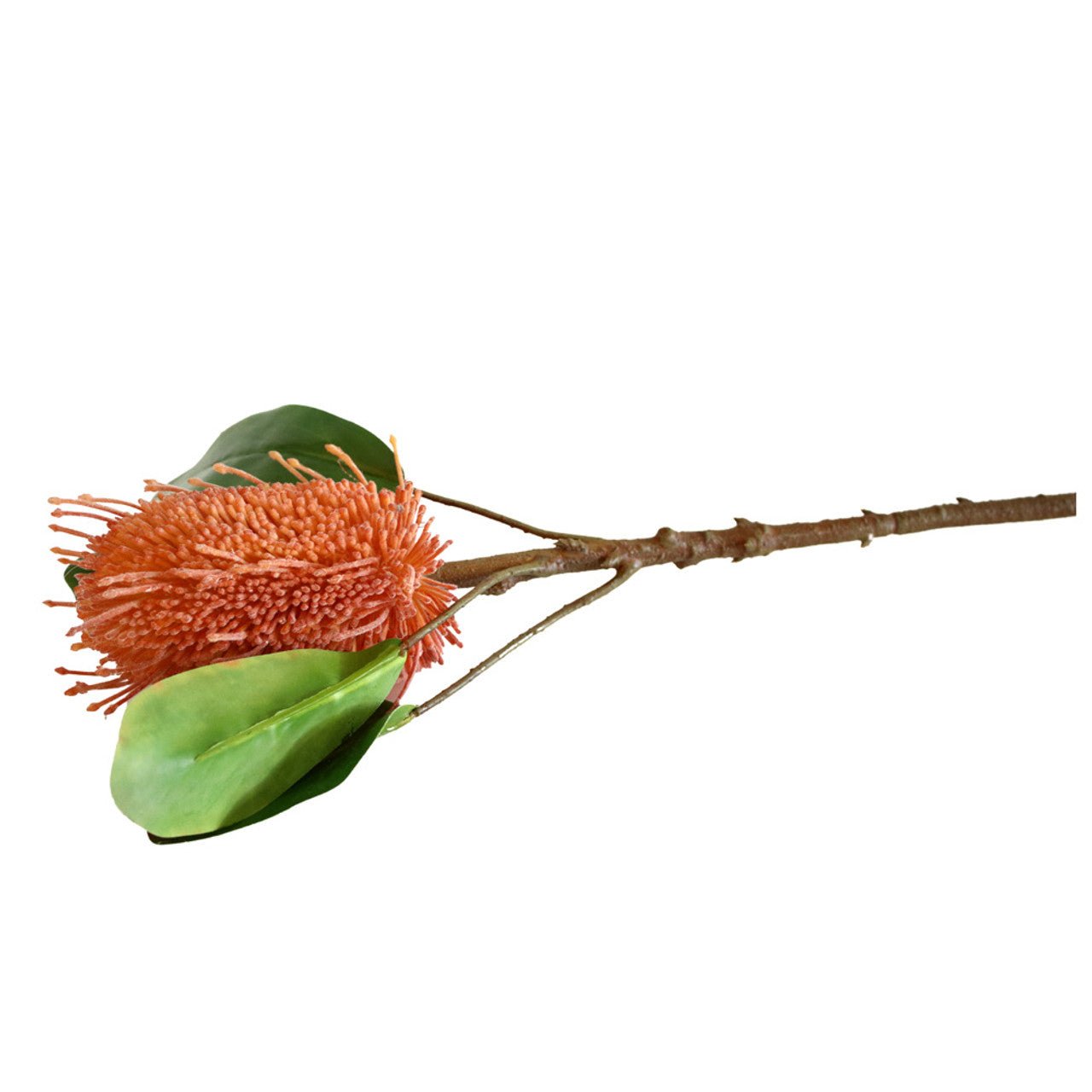 Artificial Flower - Burned Red Pincushion - Future Decor