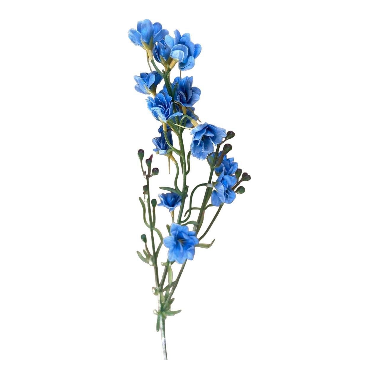 Artificial Flower - Light Blue Violet Blossoms - Future Decor