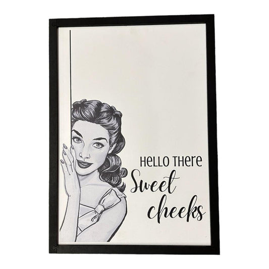 Bathroom Sign - Sweet Cheeks - Future Decor