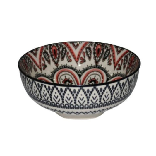 Black And Pink Ceramic Bowl - Future Decor