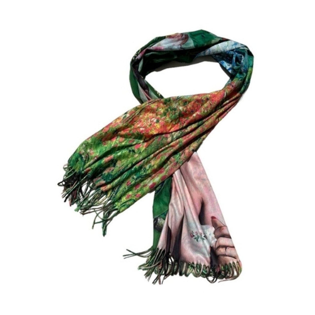 Cashmere Scarf - Tropical Frieda, Water Stream - Future Decor