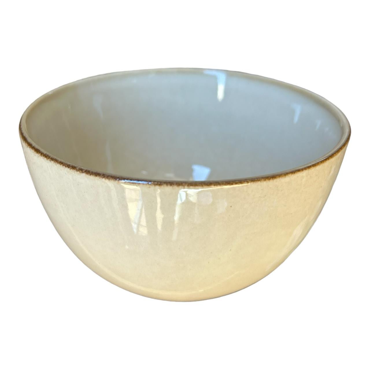 Ceramic Bowl - Beige - Future Decor