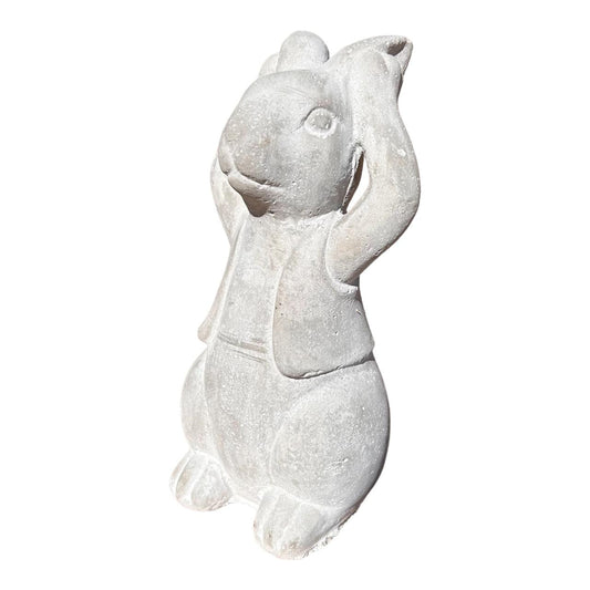 Ceramic Bunny Hear No Evil - Future Decor