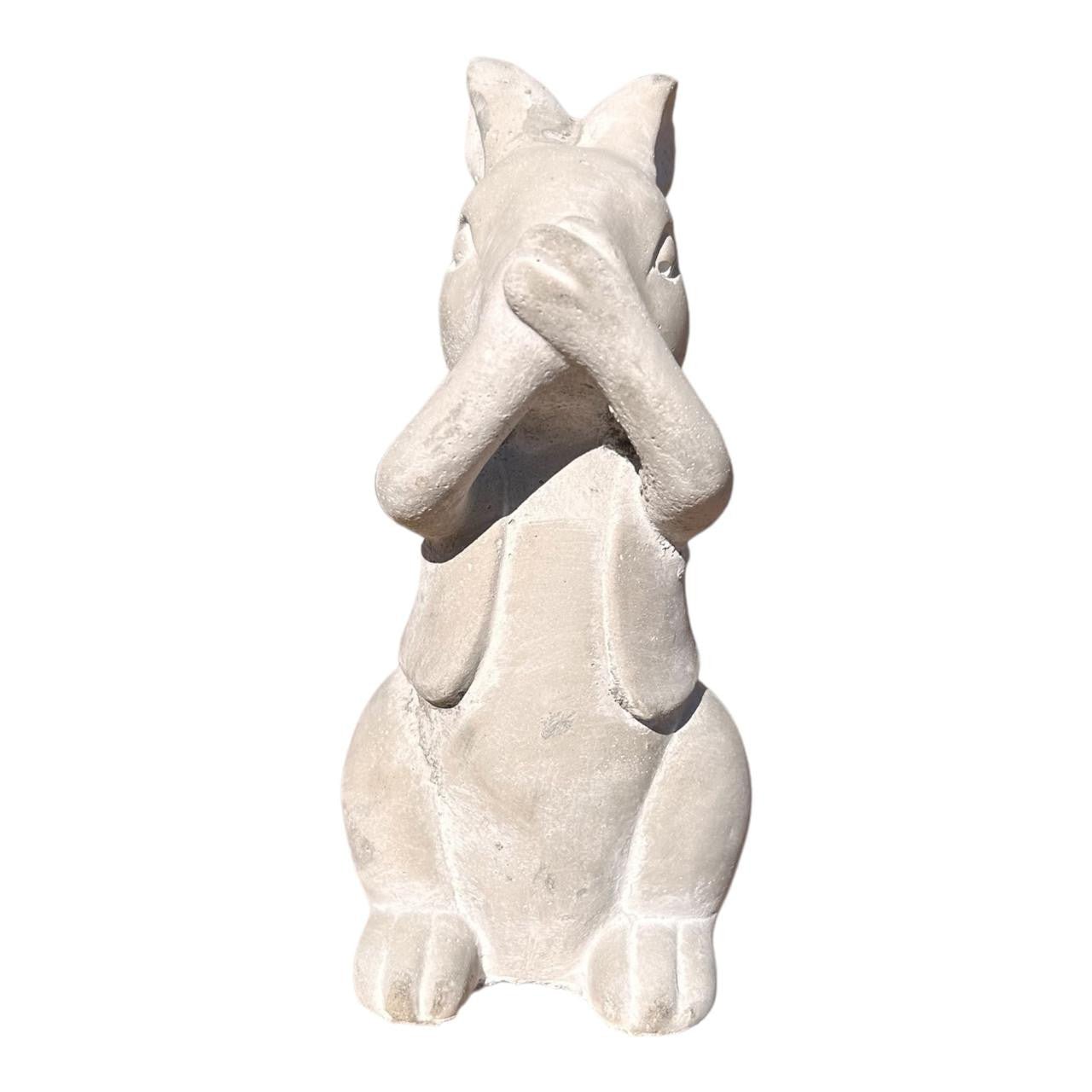 Ceramic Bunny Speak No Evil - Future Decor