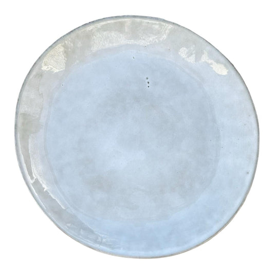 Ceramic Dinner Plate - Cloudy White - Future Decor