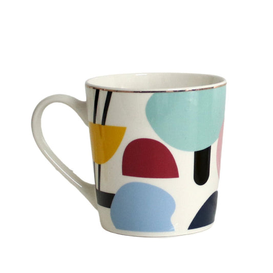 Ceramic Mug - Abstract Colour Shapes - Future Decor