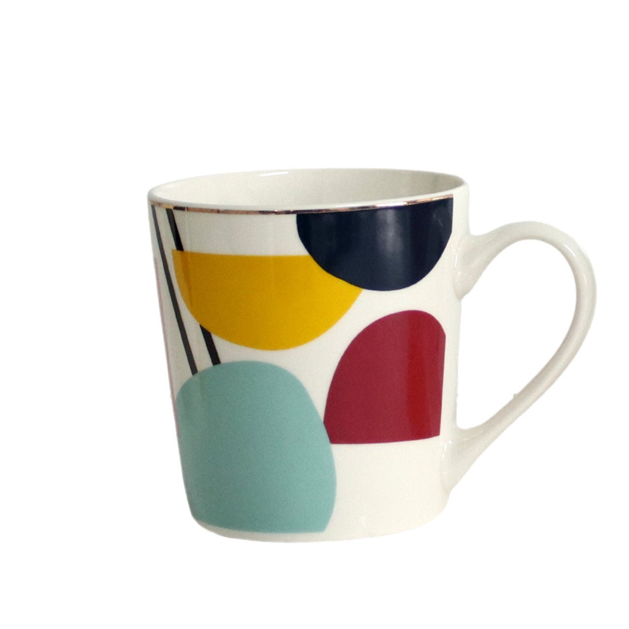 Ceramic Mug - Abstract Colour Shapes - Future Decor