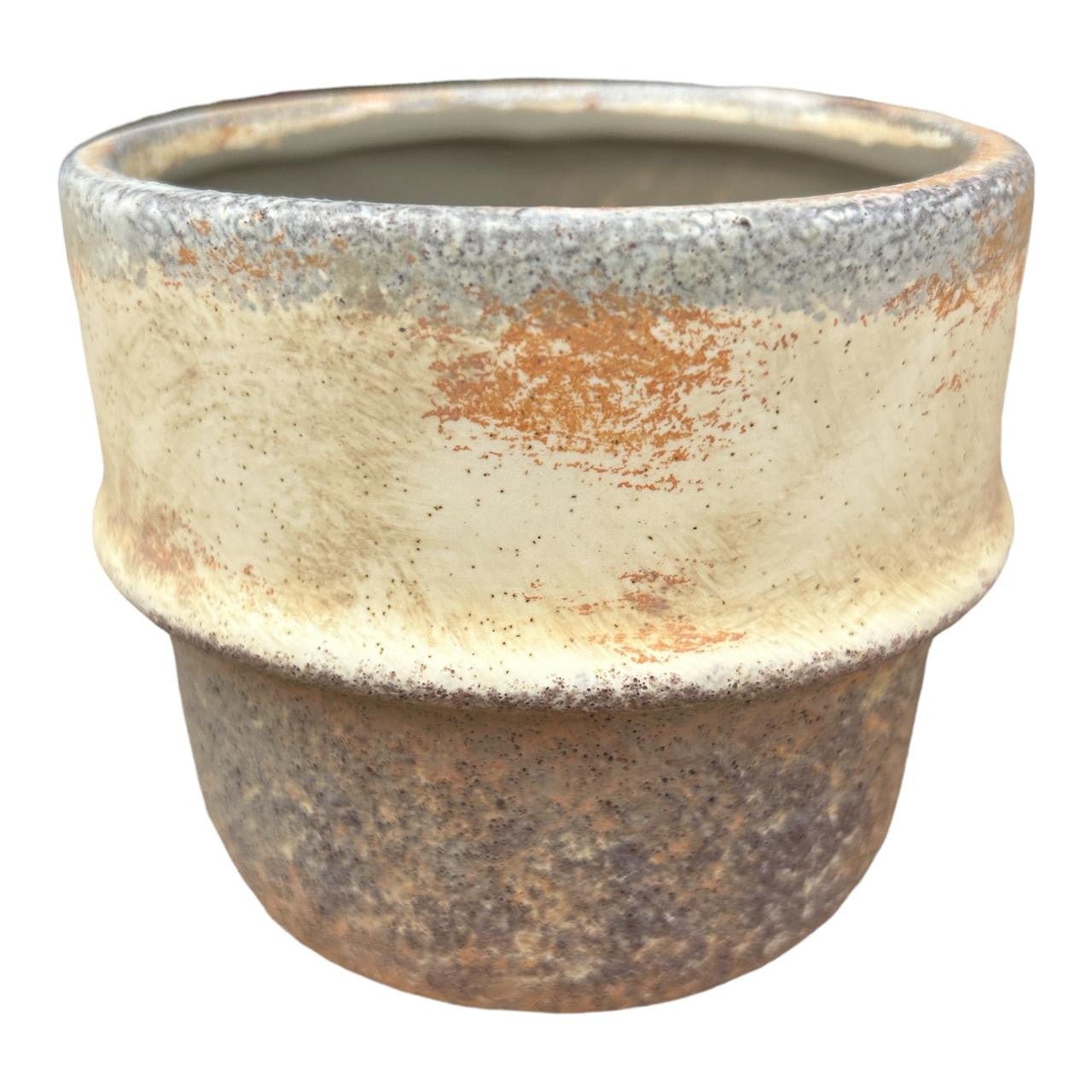 Ceramic Pot - Rustic Beige Colours - Future Decor