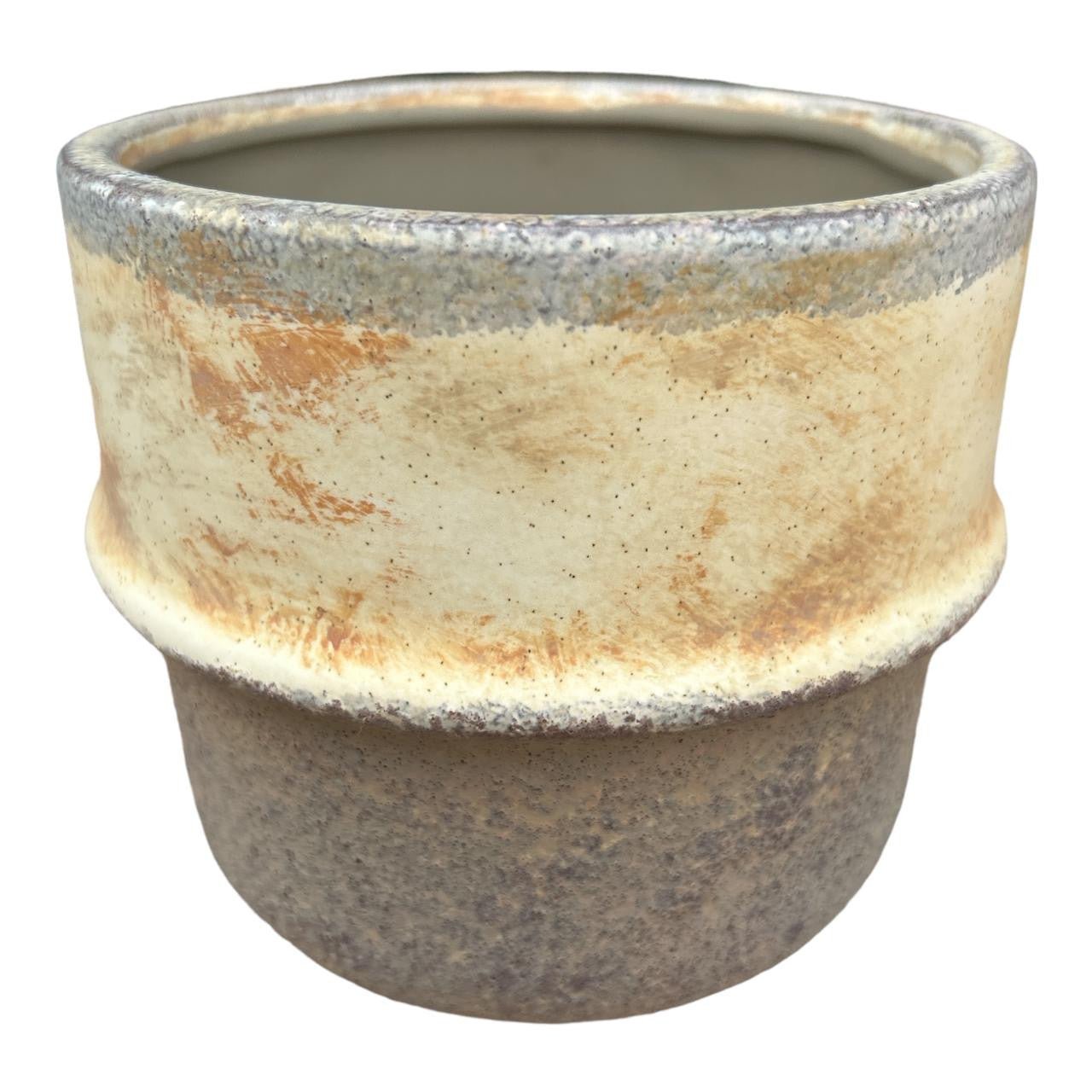 Ceramic Pot - Rustic Beige Colours - Future Decor