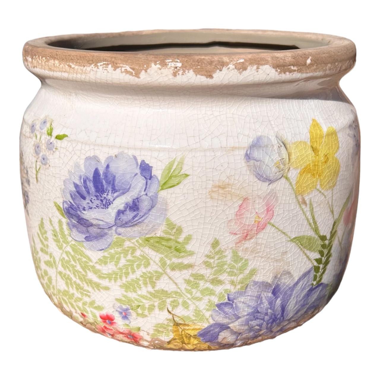 Ceramic Pot - Wild Flower Garden - Future Decor