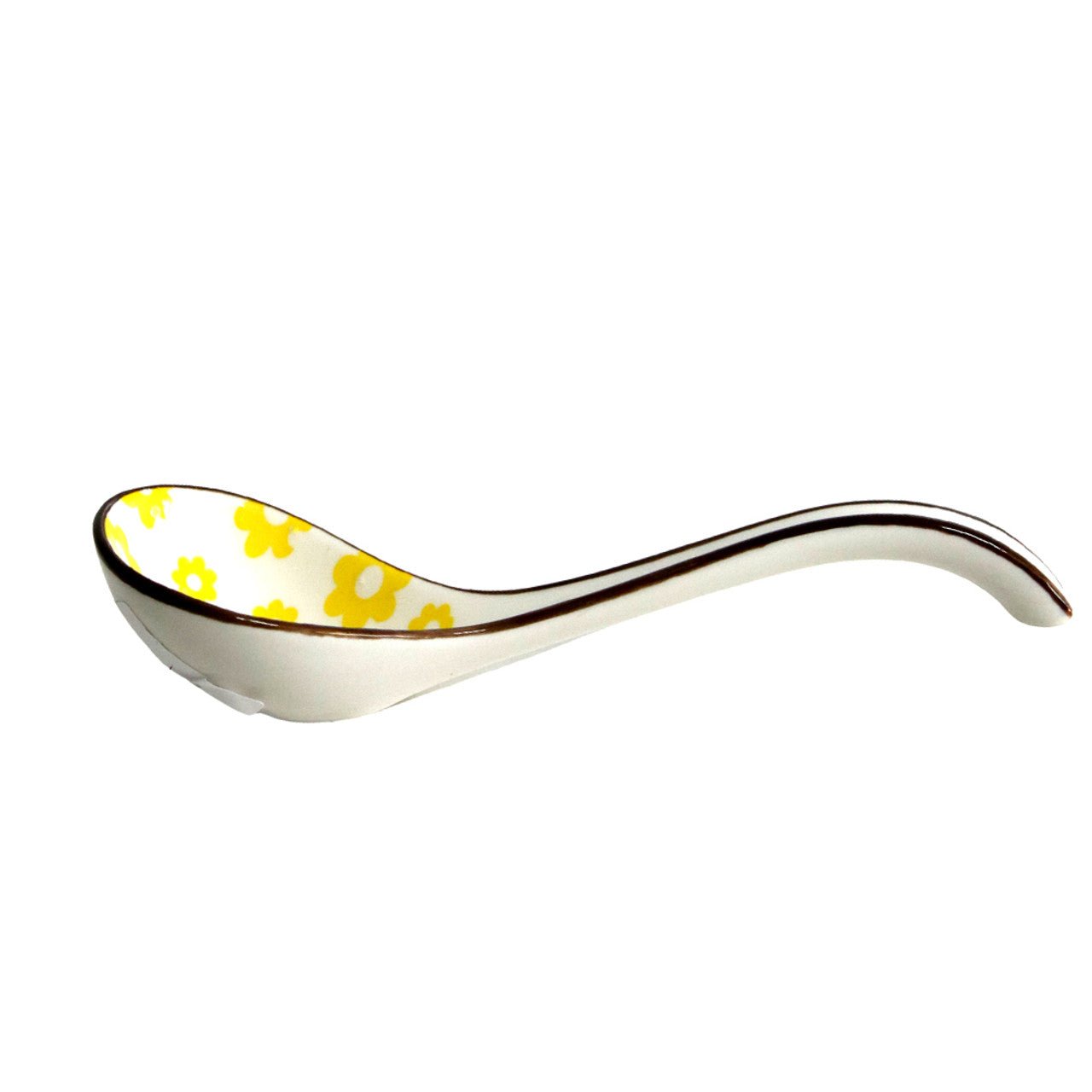 Ceramic Spoon Holder - Yellow Flowers - Future Decor