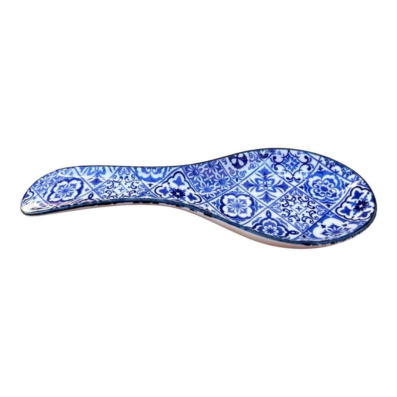 Ceramic Spoon Rest - Blue Delft - Future Decor