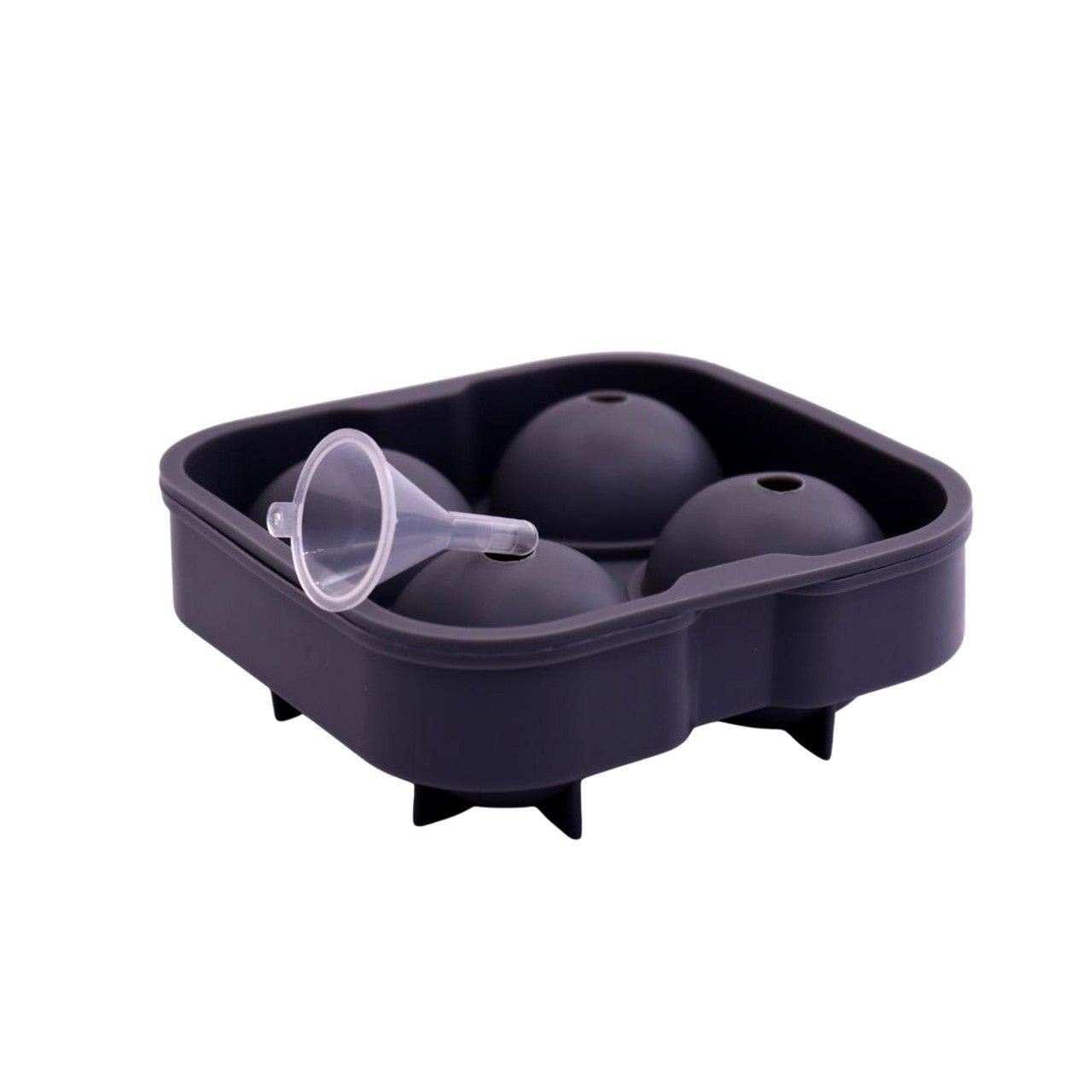 Charcoal 4 Ice Silicone Tray - Ball Ice - Future Decor