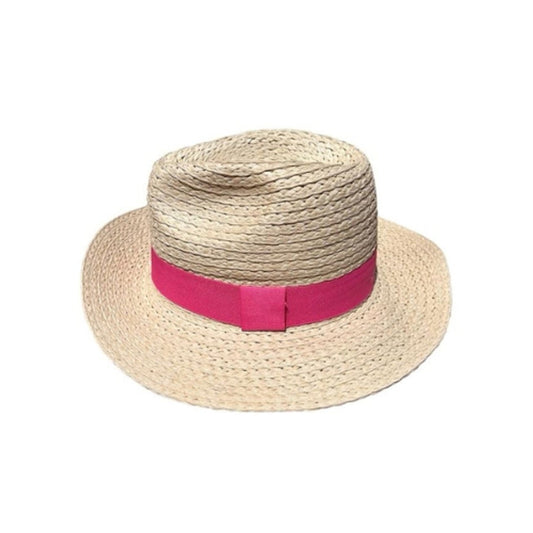 Cream Hat - Pink Band - Future Decor