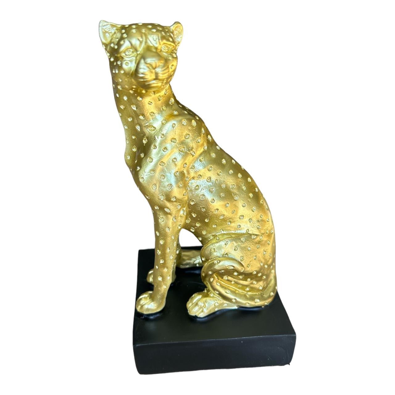 Decor Piece - Golden Sitting Cheetah - Future Decor