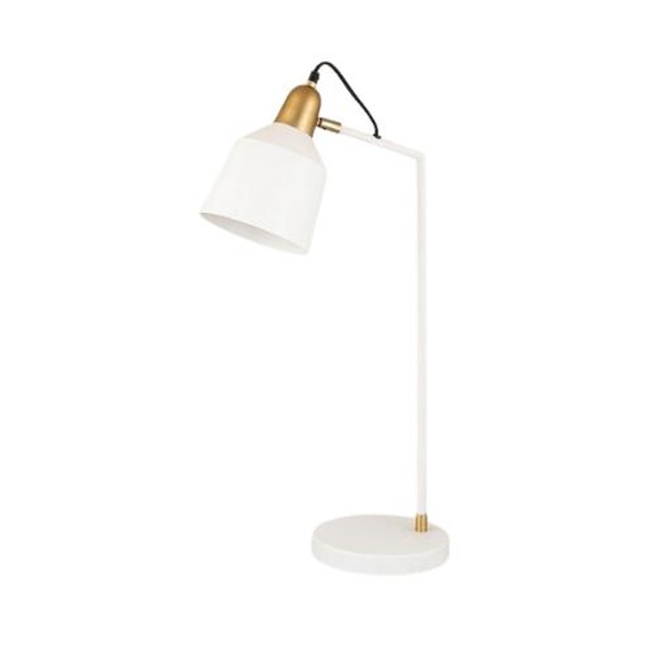 Desk Lamp - White Bend Over - Future Decor