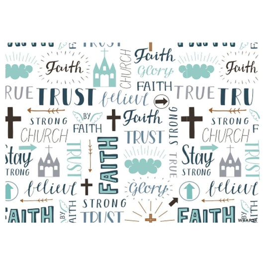 Gift Wrap Sheet - By Faith - Future Decor