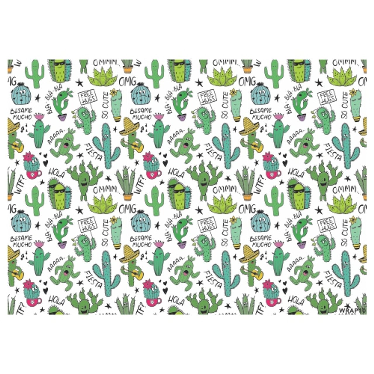 Gift Wrap Sheet - Cactus - Future Decor