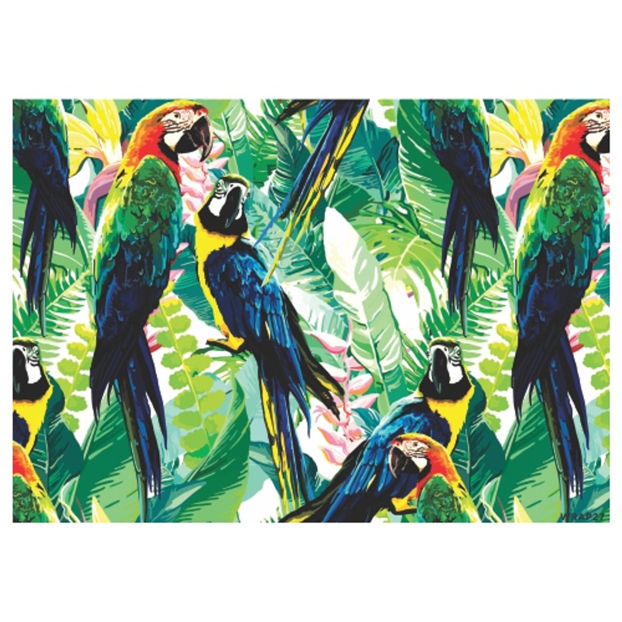 Gift Wrap Sheet - Colourful Parrots - Future Decor