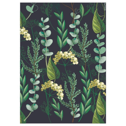 Gift Wrap Sheet - Green Leaves - Future Decor