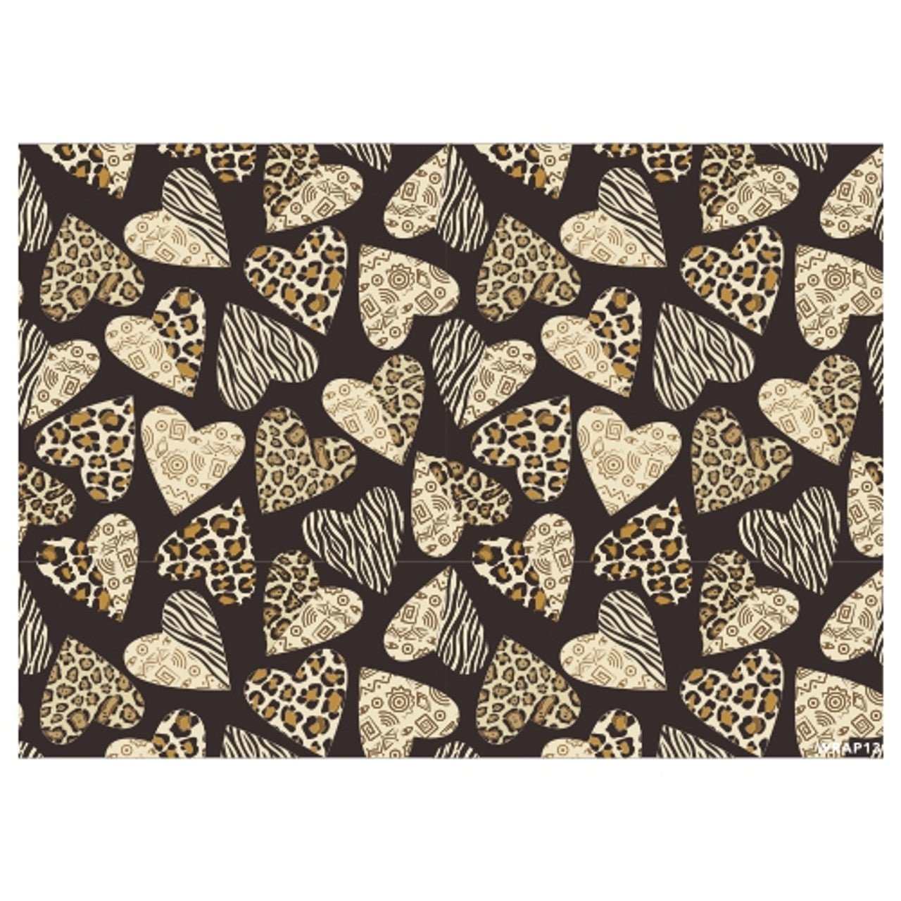 Gift Wrap Sheet - Heart Animal Skin - Future Decor