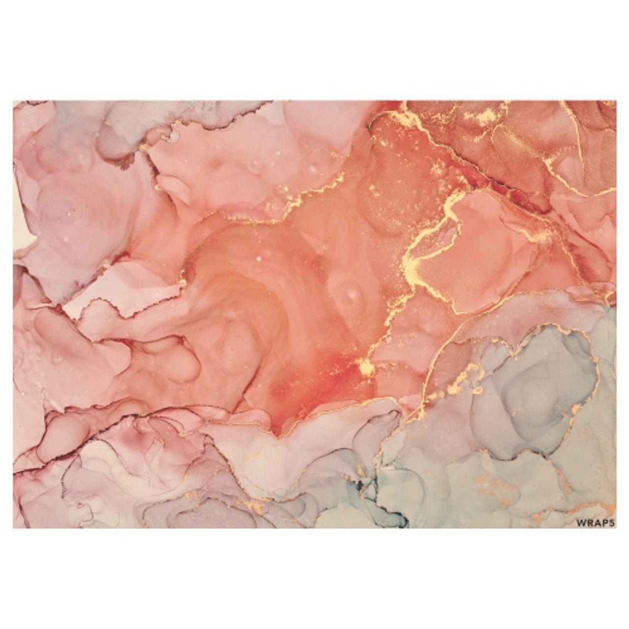 Gift Wrap Sheet - Peach Marble - Future Decor