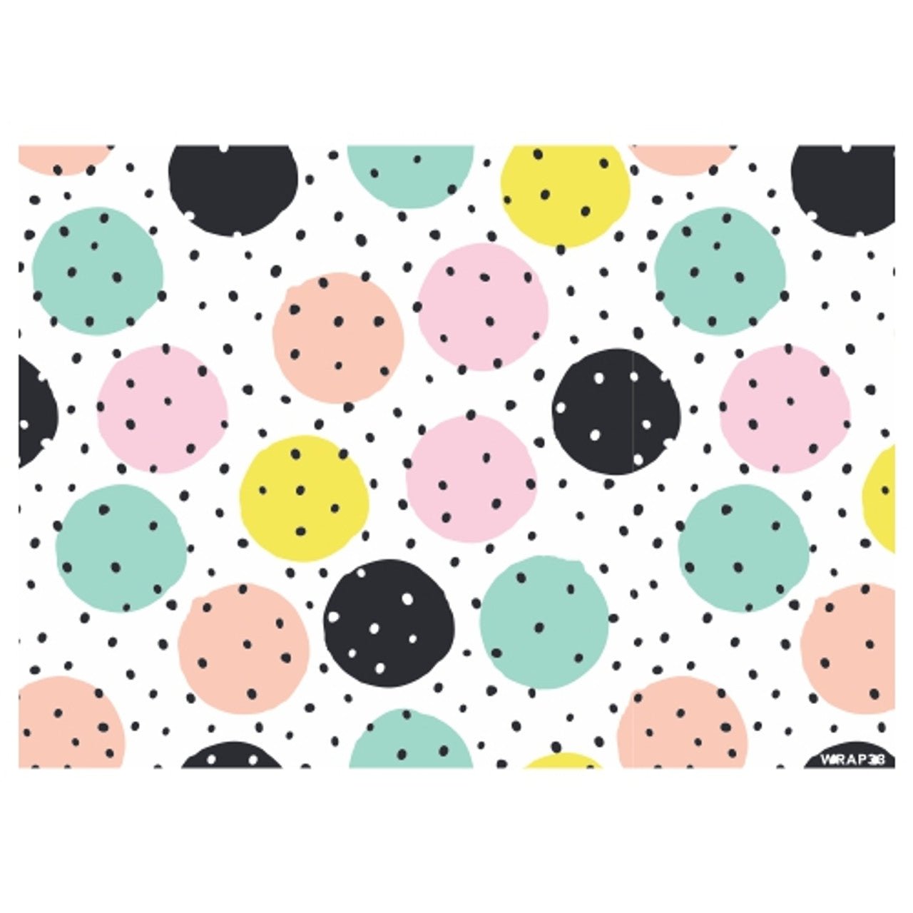 Gift Wrap Sheet - Polka Dot Background - Future Decor