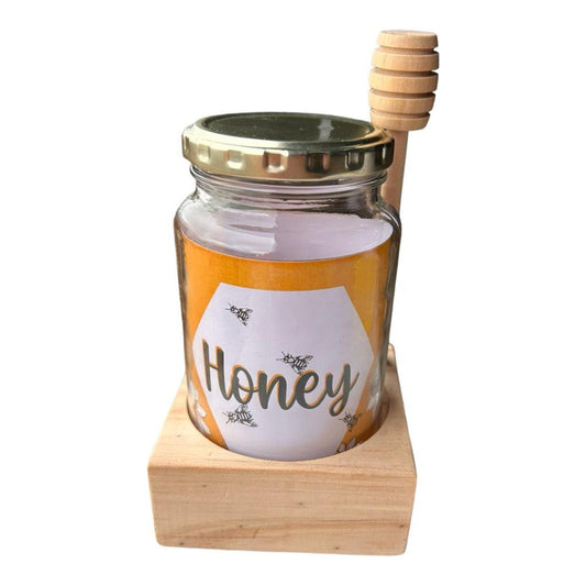 Glass Honey Jar - Honey - Future Decor