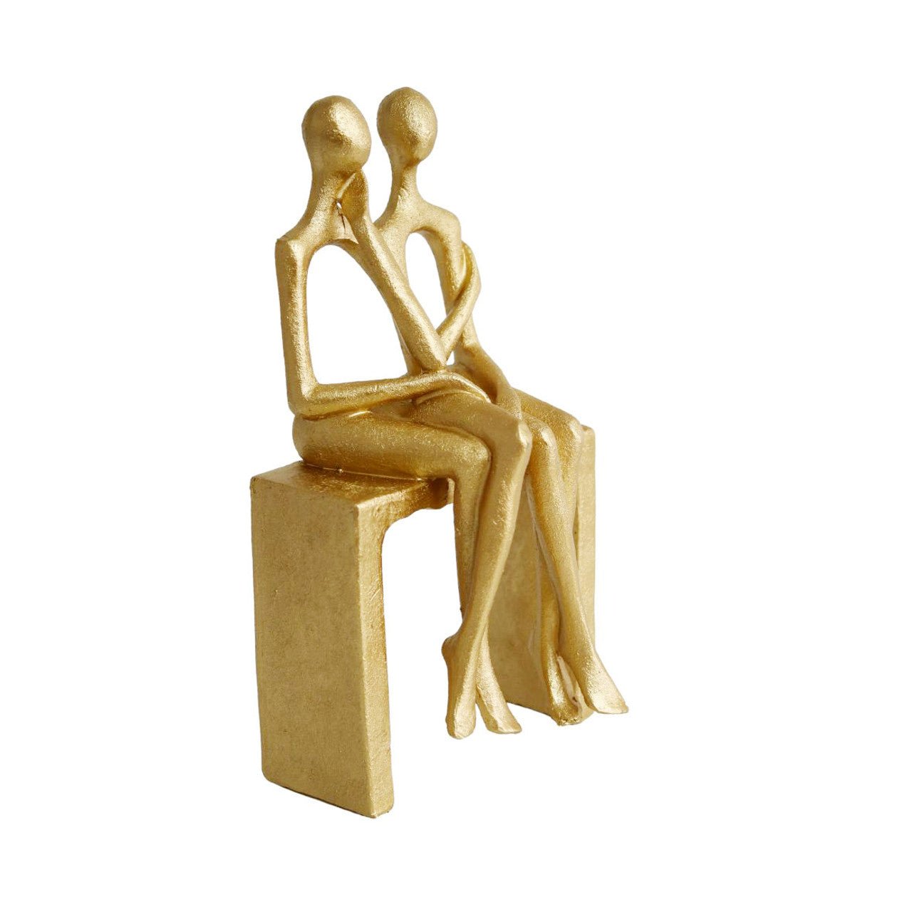 Gold Resin Craft - Two On A Bench - Future Decor