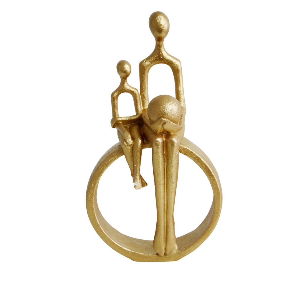 Gold Resin Craft - Two On A Wheel - Future Decor