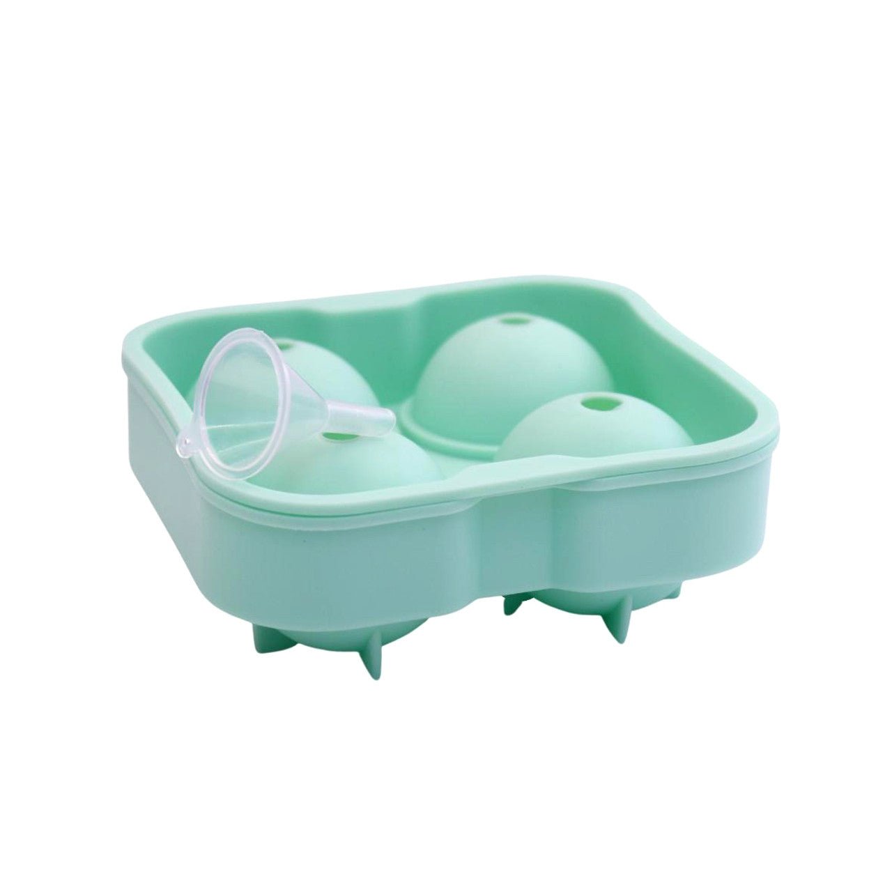 Green 4 Ice Silicone Tray - Ball Ice - Future Decor