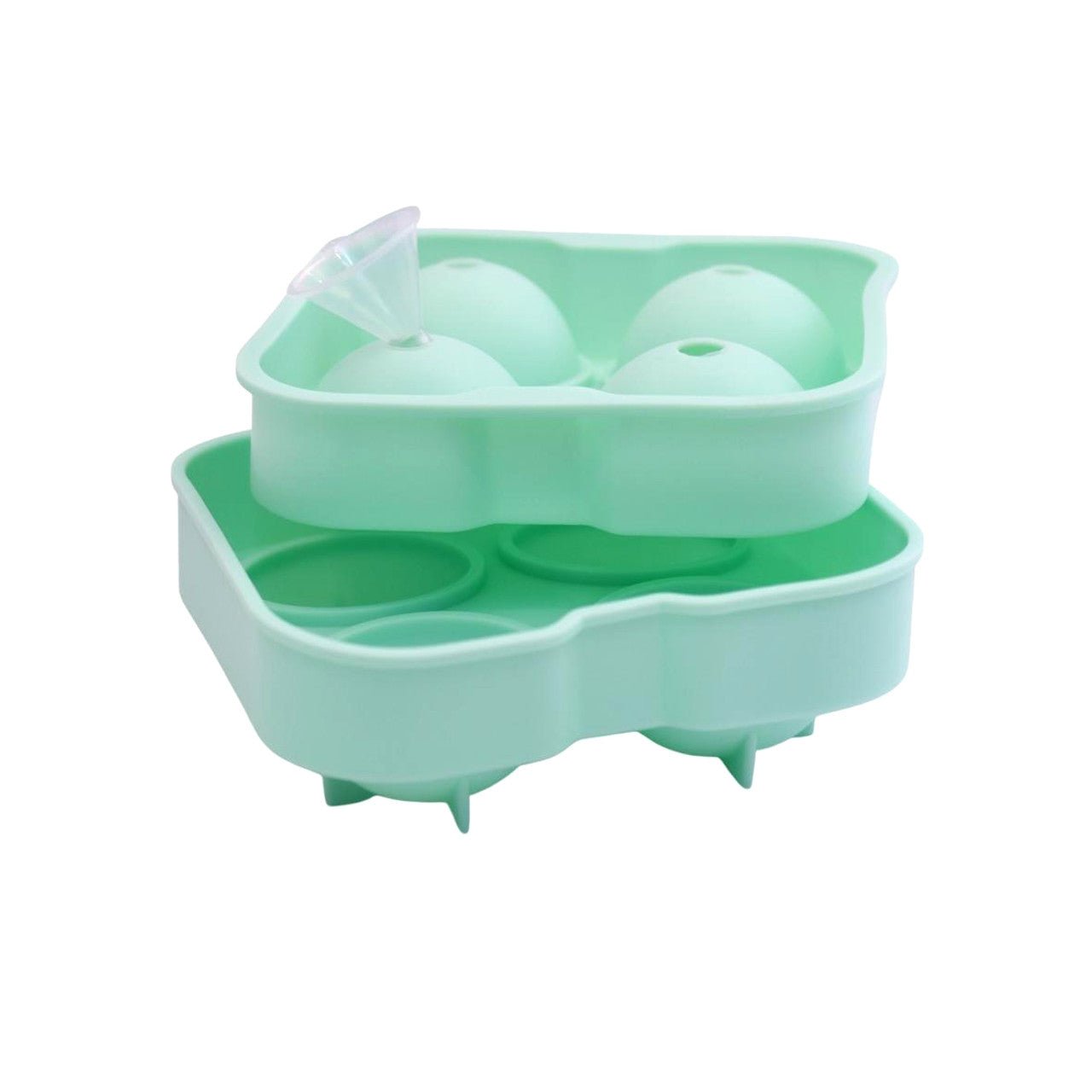 Green 4 Ice Silicone Tray - Ball Ice - Future Decor