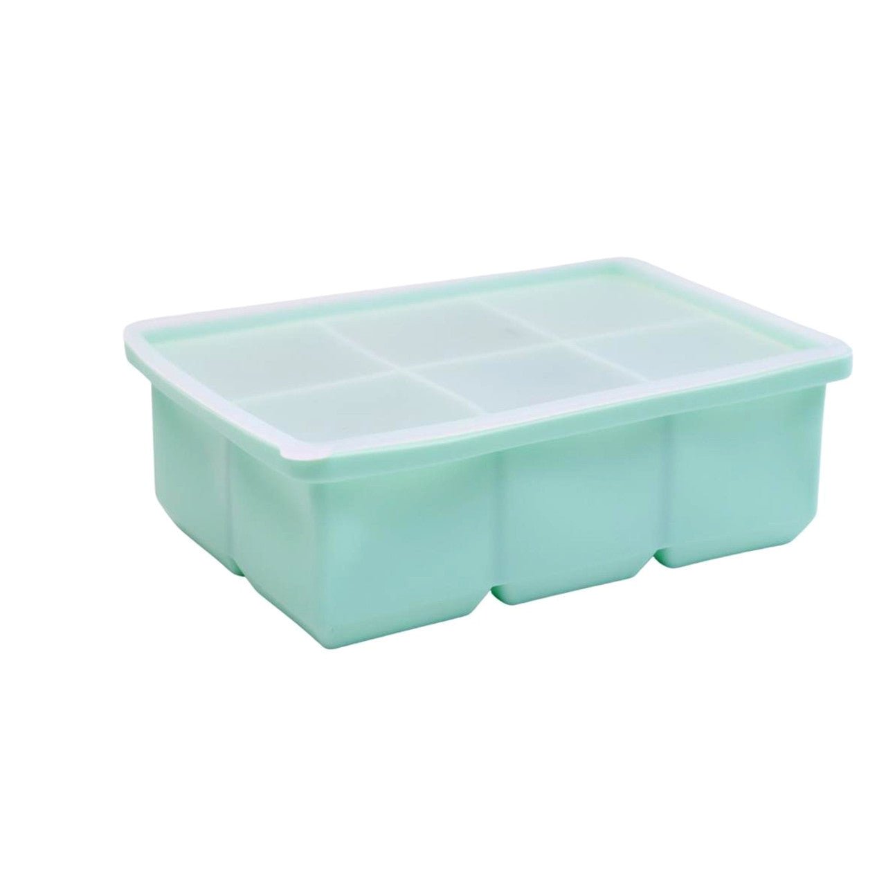 Green 6 Large Ice Cube Tray - Square - Future Decor