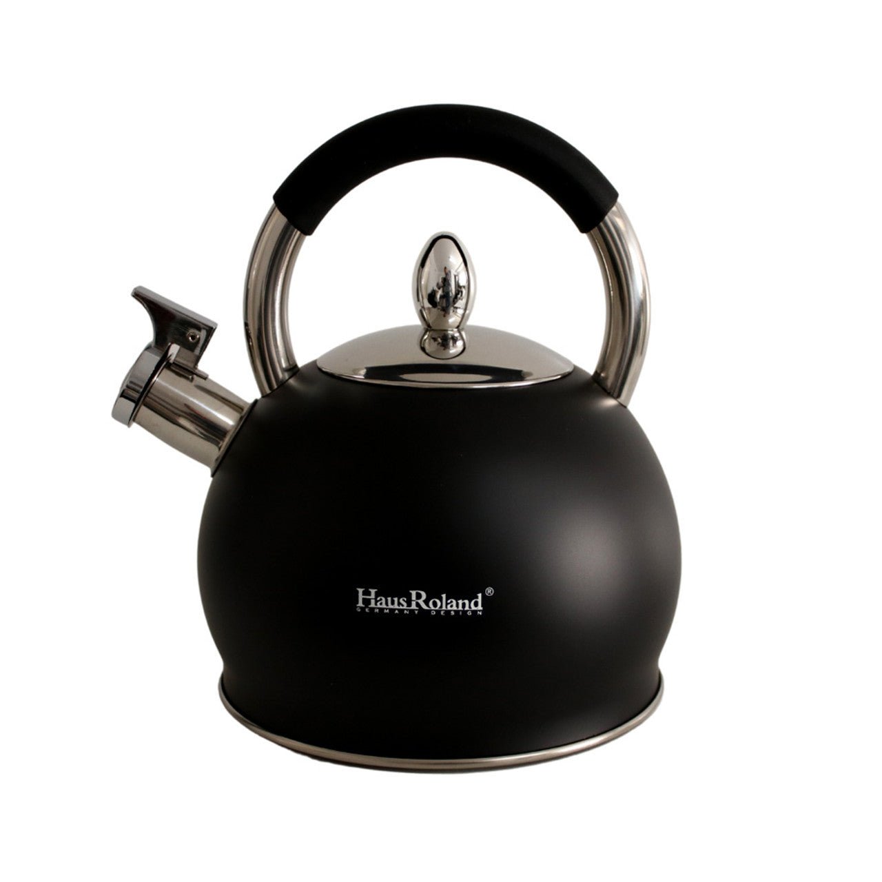 Handle And Body Whistling Kettle 3l - Black - Future Decor