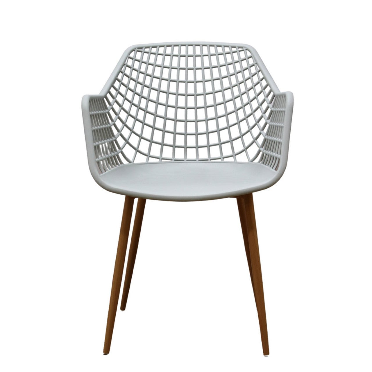 High Diamond Back Grey Chair - Future Decor