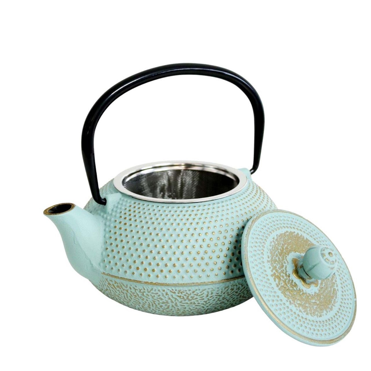 Iron Teapot - Light Blue 600ml - Future Decor