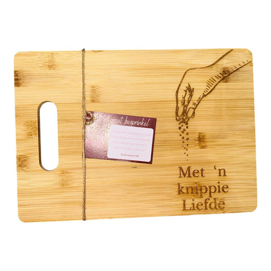 Large Bamboo Board - Knippie Liefde - Future Decor