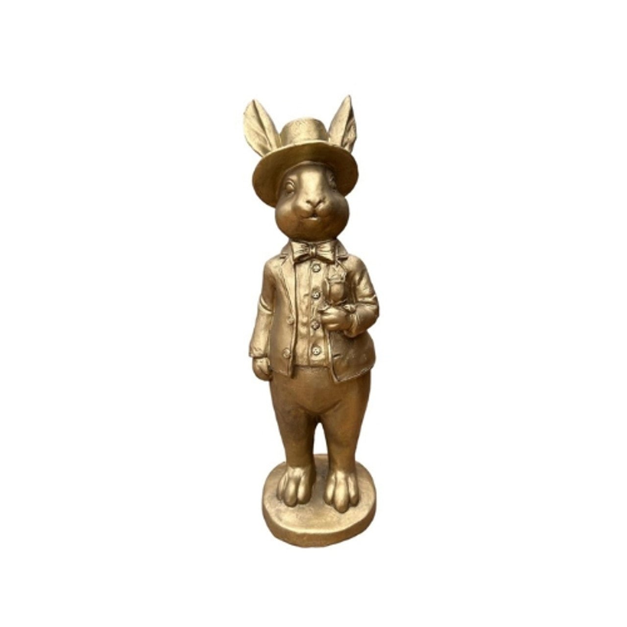 Large Gold Gentleman Rabbit - Future Decor