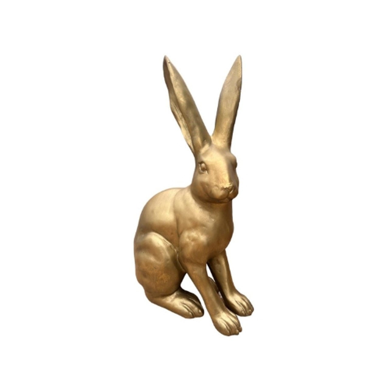 Large Gold Sitting Bunny Long Ear - Future Decor