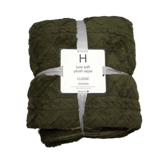 Luxe Soft Blankets - Green - Future Decor