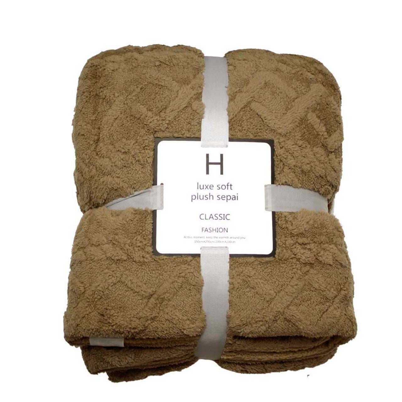 Luxe Soft Blankets - Light Brown - Future Decor