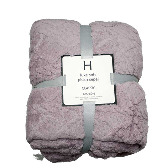 Luxe Soft Blankets - Light Pink - Future Decor