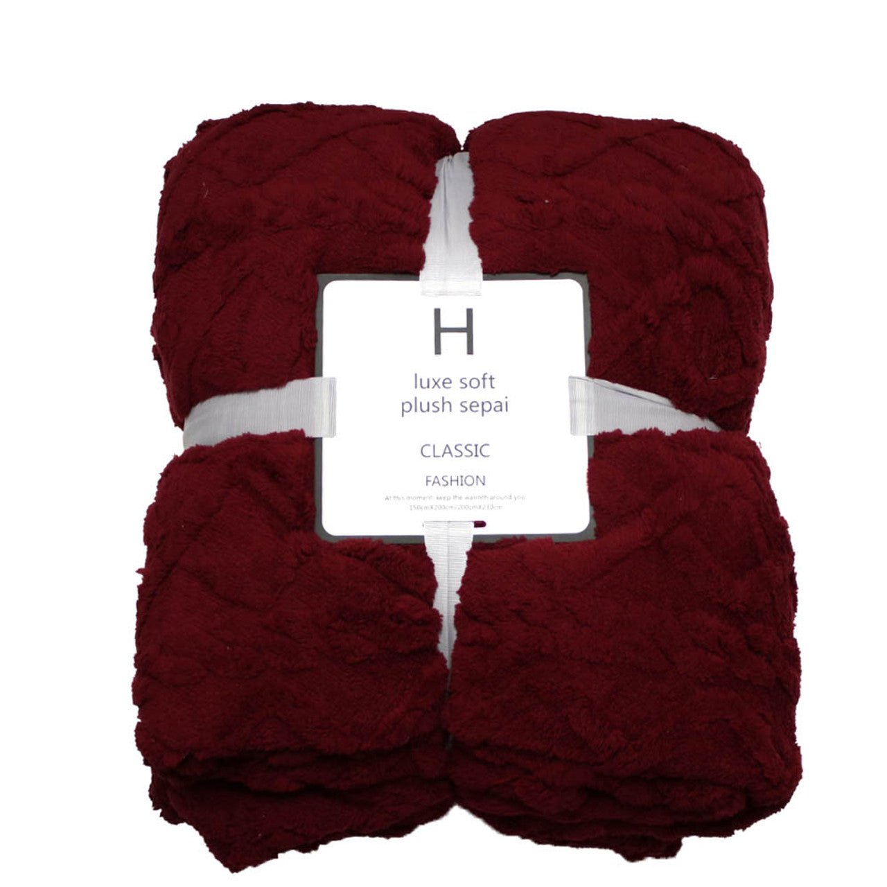 Luxe Soft Blankets - Red - Future Decor