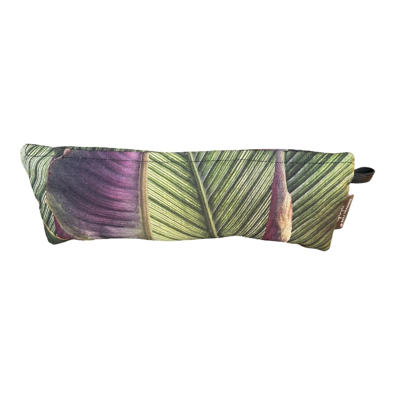 Material Pencil Bag 35cm - Bali Leaf on Poly - Future Decor