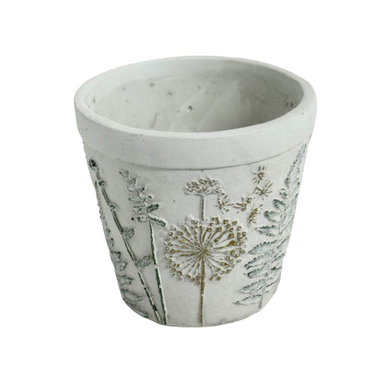 Medium Grey Ceramic Pot Planter - Plants Impressions - Future Decor