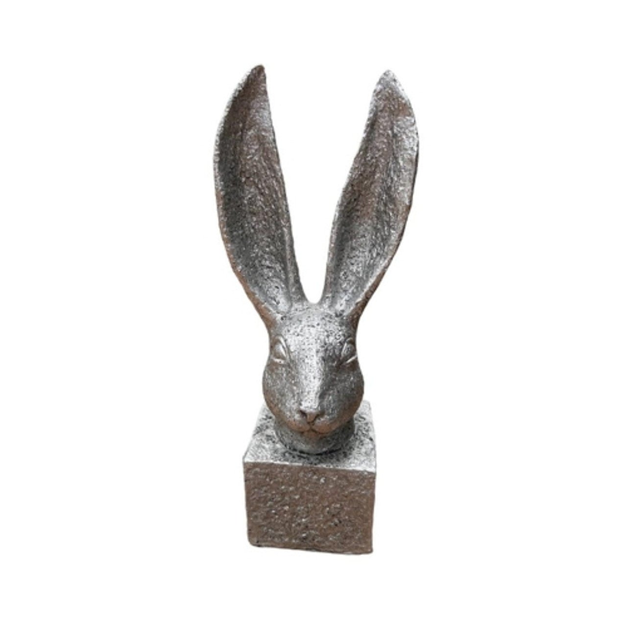 Medium Grey Long Ear Bunny Table Topper - Future Decor