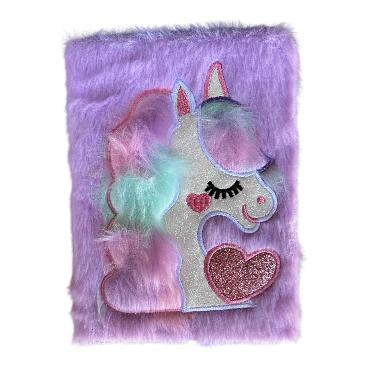 Notebook A6 - Purple Fluffy Unicorn - Future Decor